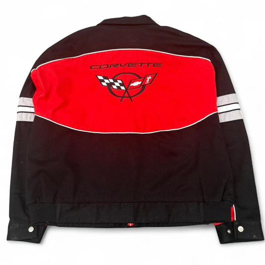 Vintage Racing Champions Corvette Zip-up Jacket Vintage Corvette Racing Champions Apparel jacket in a rare oversized XXL fit. Features embroidered Cor