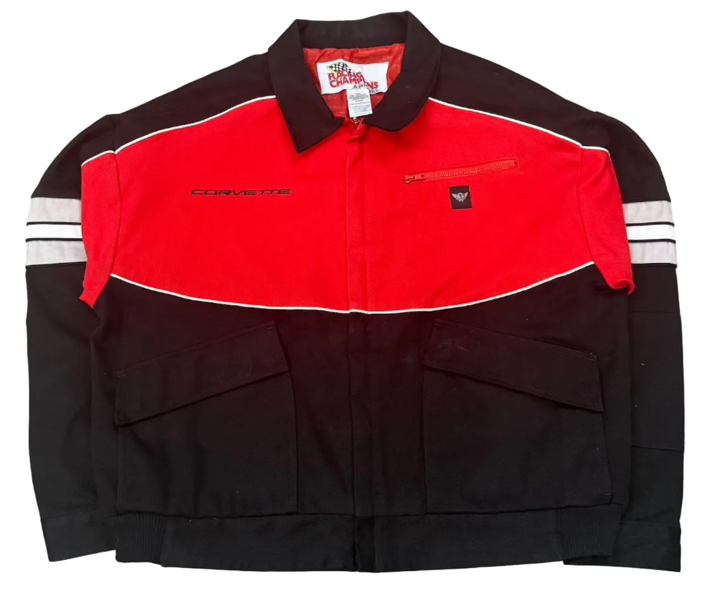 Vintage Racing Champions Corvette Zip-up Jacket