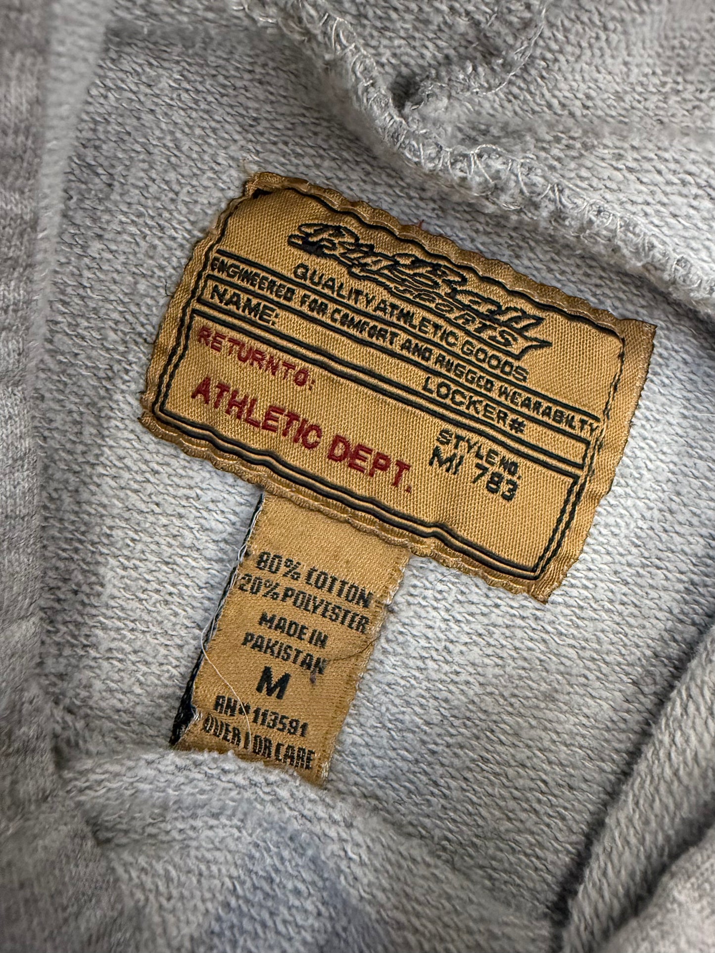 Vintage 90’s Big Ball Sports Michigan Wolverines Embroidered Hoodie Sweatshirt