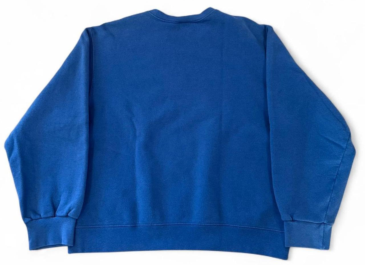Vintage 80’s-90’s Nike Property Of Crewneck Blue - Tagged as L | Measurements Shown In Great Condition No Noticeable Tears or Stains #80s #90s #Nike #