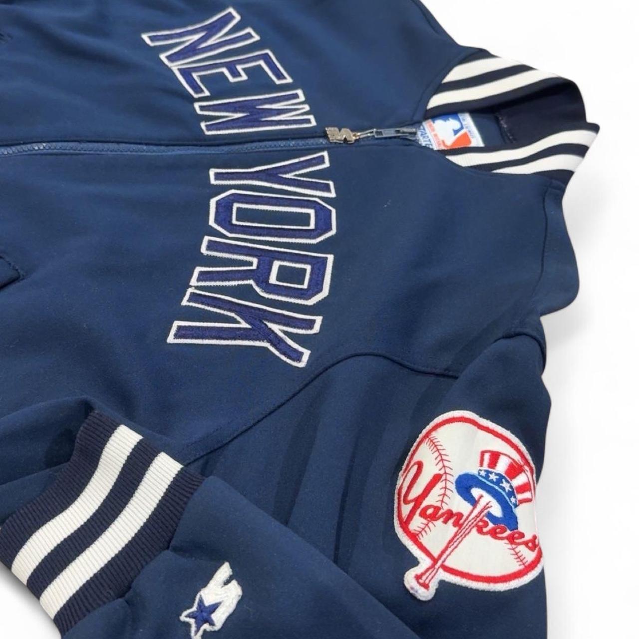 New York Yankees Bomber Jacket by Starter Navy Blue Size M great condition #starter #Bomber #Jacket #MLB #Yankees