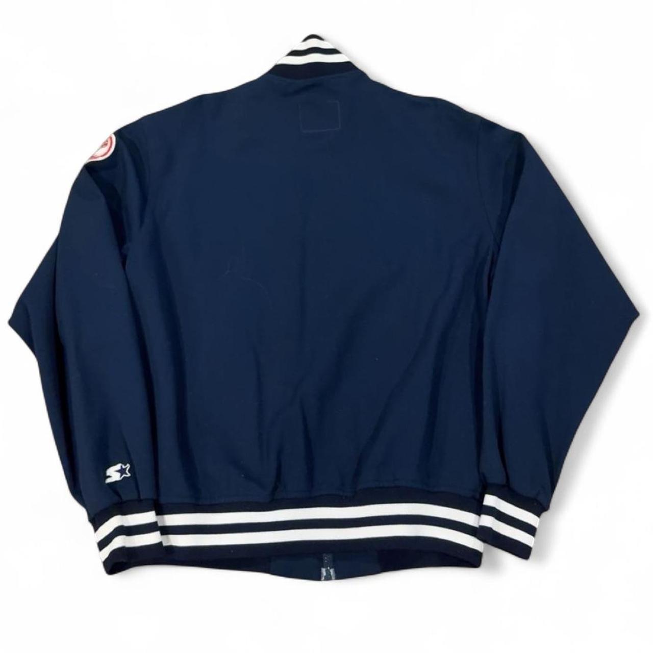 New York Yankees Bomber Jacket by Starter Navy Blue Size M great condition #starter #Bomber #Jacket #MLB #Yankees