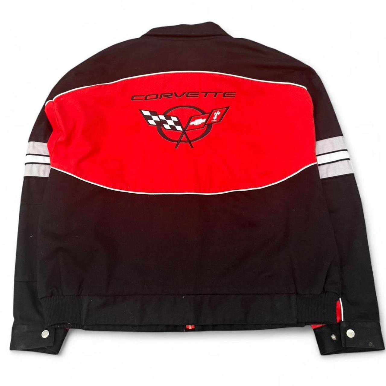 Vintage Racing Champions Corvette Zip-up Jacket Vintage Corvette Racing Champions Apparel jacket in a rare oversized XXL fit. Features embroidered Cor